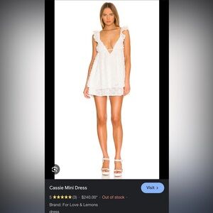 For Love and Lemons Cassie Mini Dress